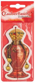 Zauberflasche Duftparfüm AMORE(Rot)Lufterfrischer im 35er T-Dsp.